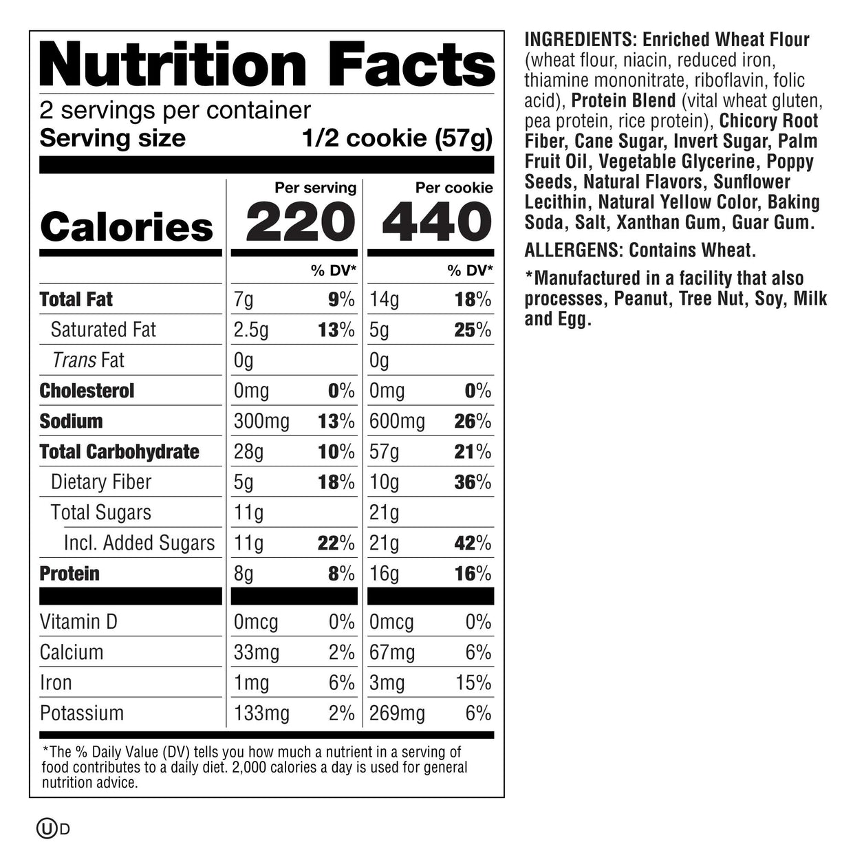 Lenny et Larrys - Le Cookie Complet - Boîte 12 