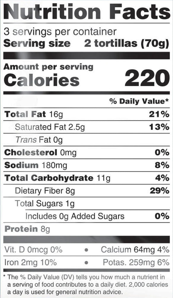 Unbun Foods - Untortillas - 210g