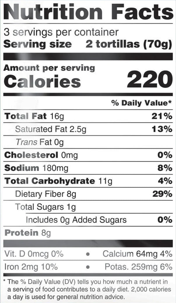 Unbun Foods - Untortillas - 210 g