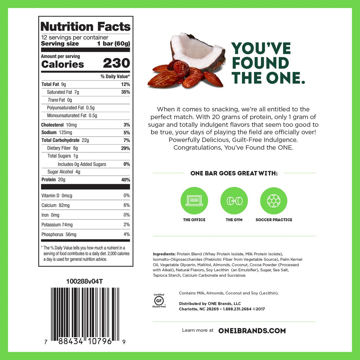 One Bar - High Protein Bar - 60g