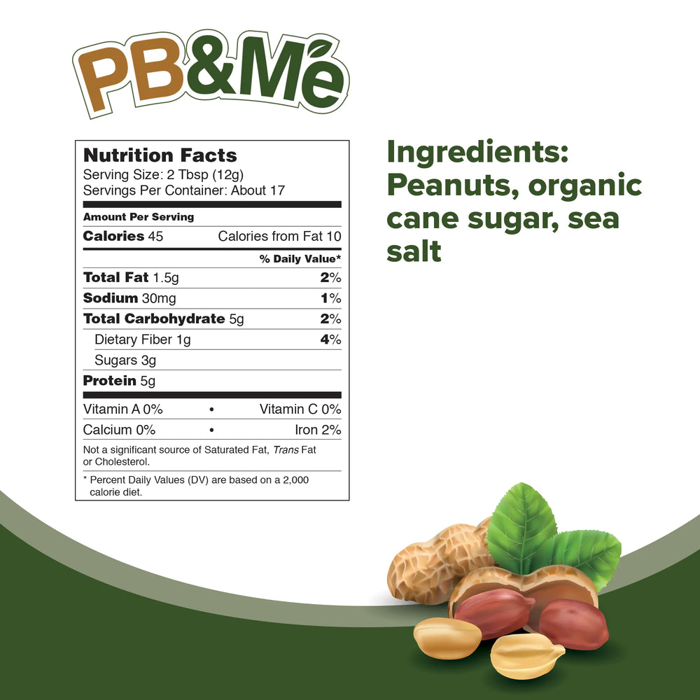 PB&amp;Me - Beurre de cacahuète en poudre - Original 453 g