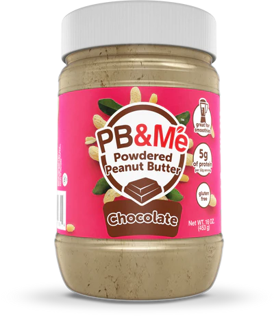 PB&amp;Me - Beurre de cacahuète en poudre - Chocolat noisette 453 g
