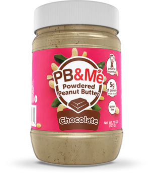 PB&amp;Me - Beurre de cacahuète en poudre - Chocolat noisette 453 g