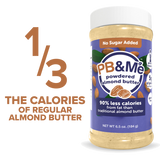 PB&Me - Powdered Almond Butter - No Sugar Added 184g