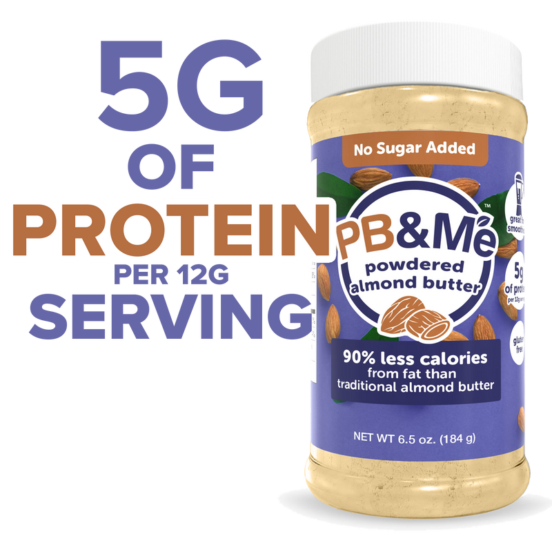 PB&amp;Me - Beurre d'amandes en poudre - Sans sucre ajouté 184 g