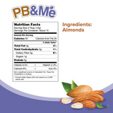 PB&Me - Powdered Almond Butter - No Sugar Added 184g