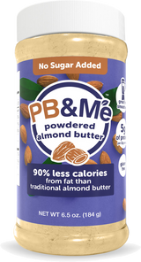PB&Me - Powdered Almond Butter - No Sugar Added 184g
