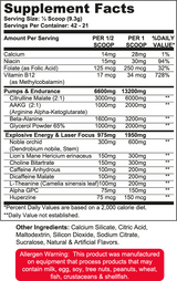 Wanted1 PreW1 - Pre Workout Formula - 42 serving