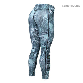 BetterBodies Printed Tights Turquoise