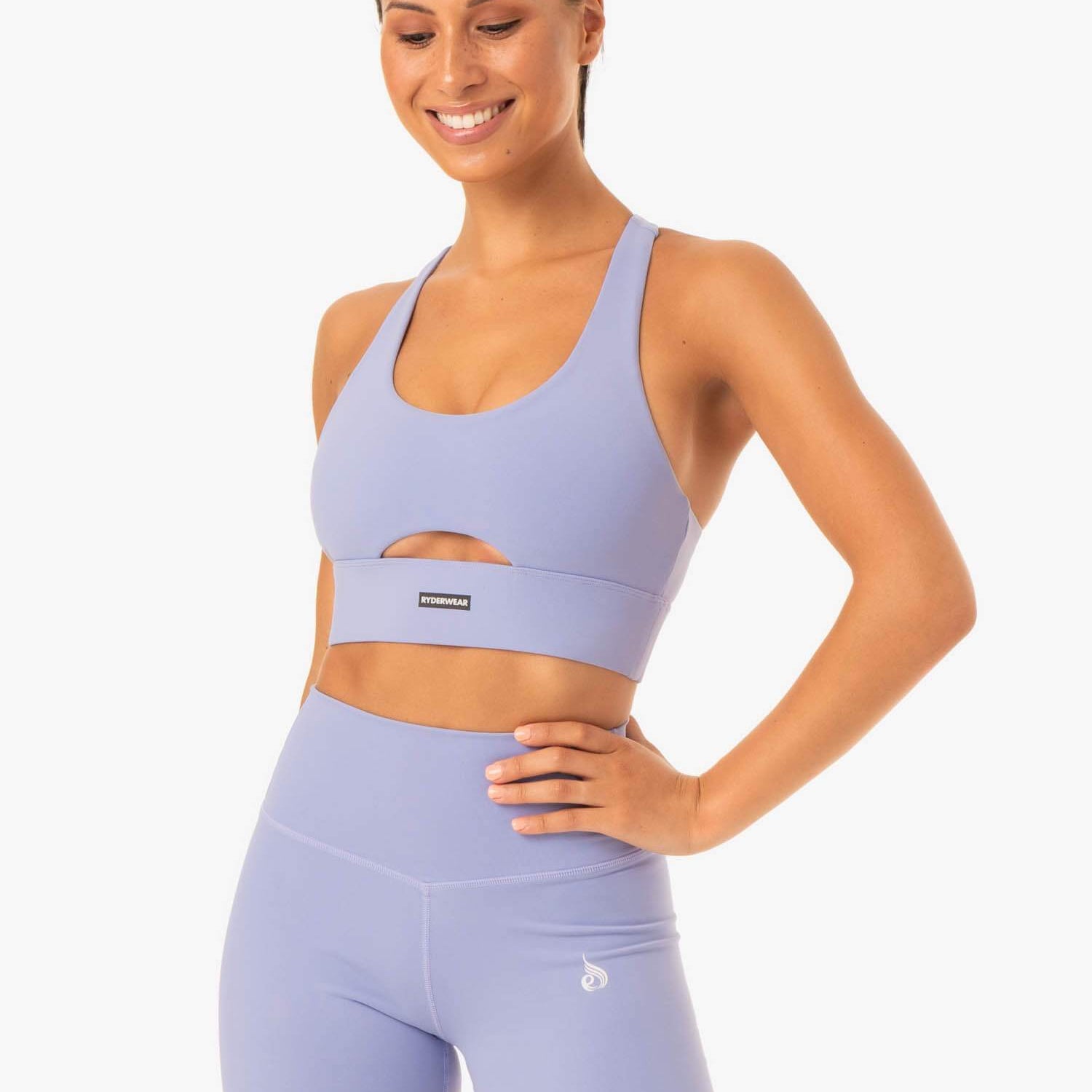Ryderwear Base Racer Back Sports Bra Purple