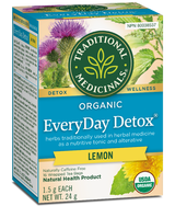 Traditional Medicinals - Every Day Detox Lemon Tea - 16 tea bags