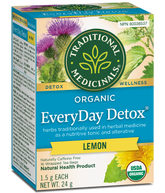 Traditional Medicals - Every Day Detox Lemon Tea - 16 tea bags