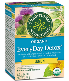 Traditional Medicals - Every Day Detox Lemon Tea - 16 tea bags