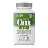 OM Mushroom Superfood - Poudre de champignons Reishi certifiée biologique - 75 gélules