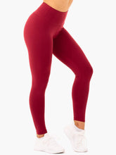 Ryderwear Elevate Scrunch Bum Legging Berry Red