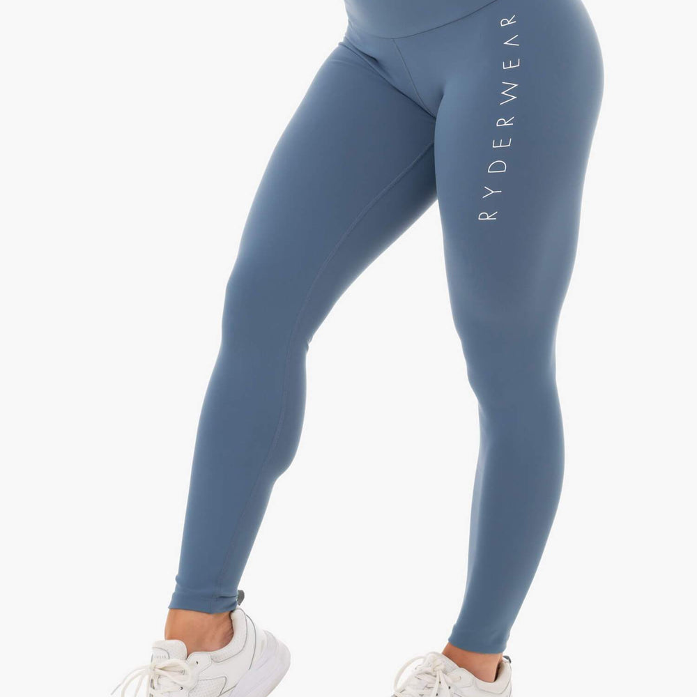 Leggings Ryderwear Staples Scrunch Bum bleu acier