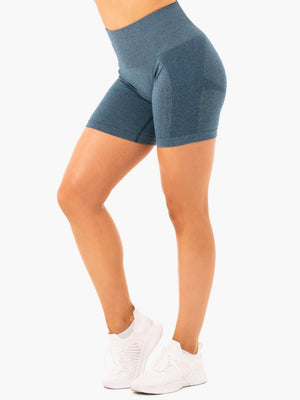 Short Ryderwear Seamless Staples, couleur sarcelle chiné