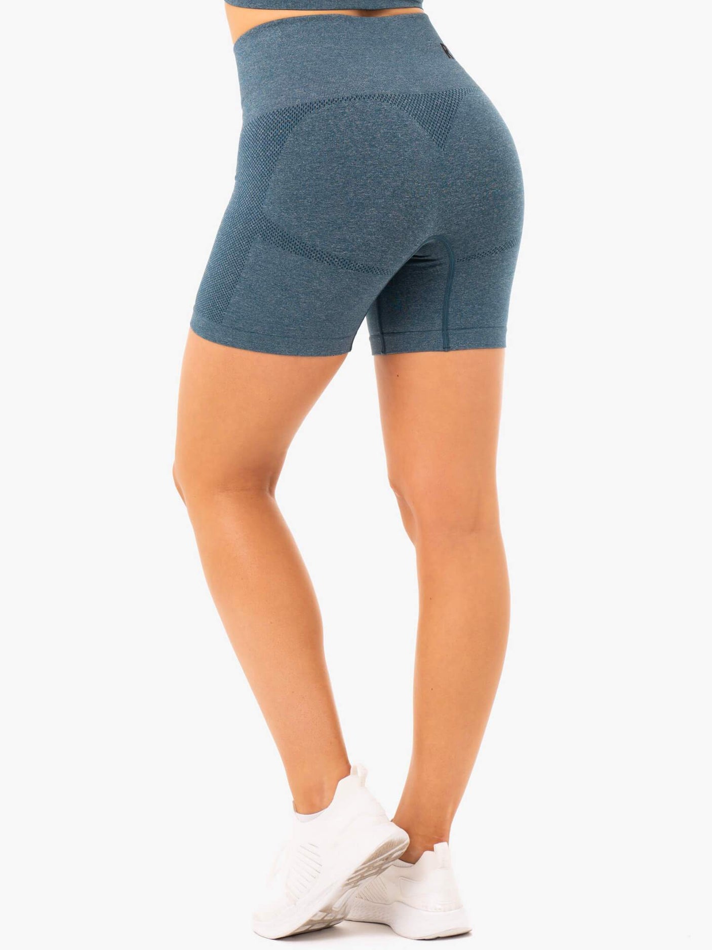 Short Ryderwear Seamless Staples, couleur sarcelle chiné