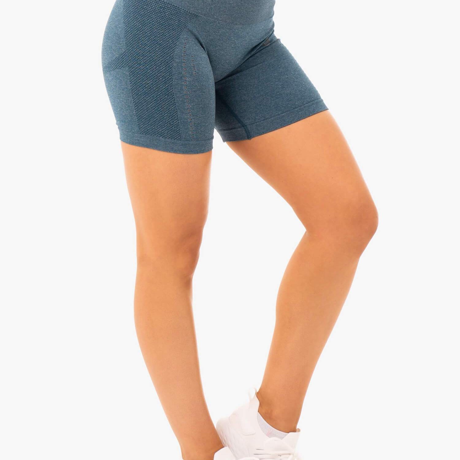 Short Ryderwear Seamless Staples, couleur sarcelle chiné