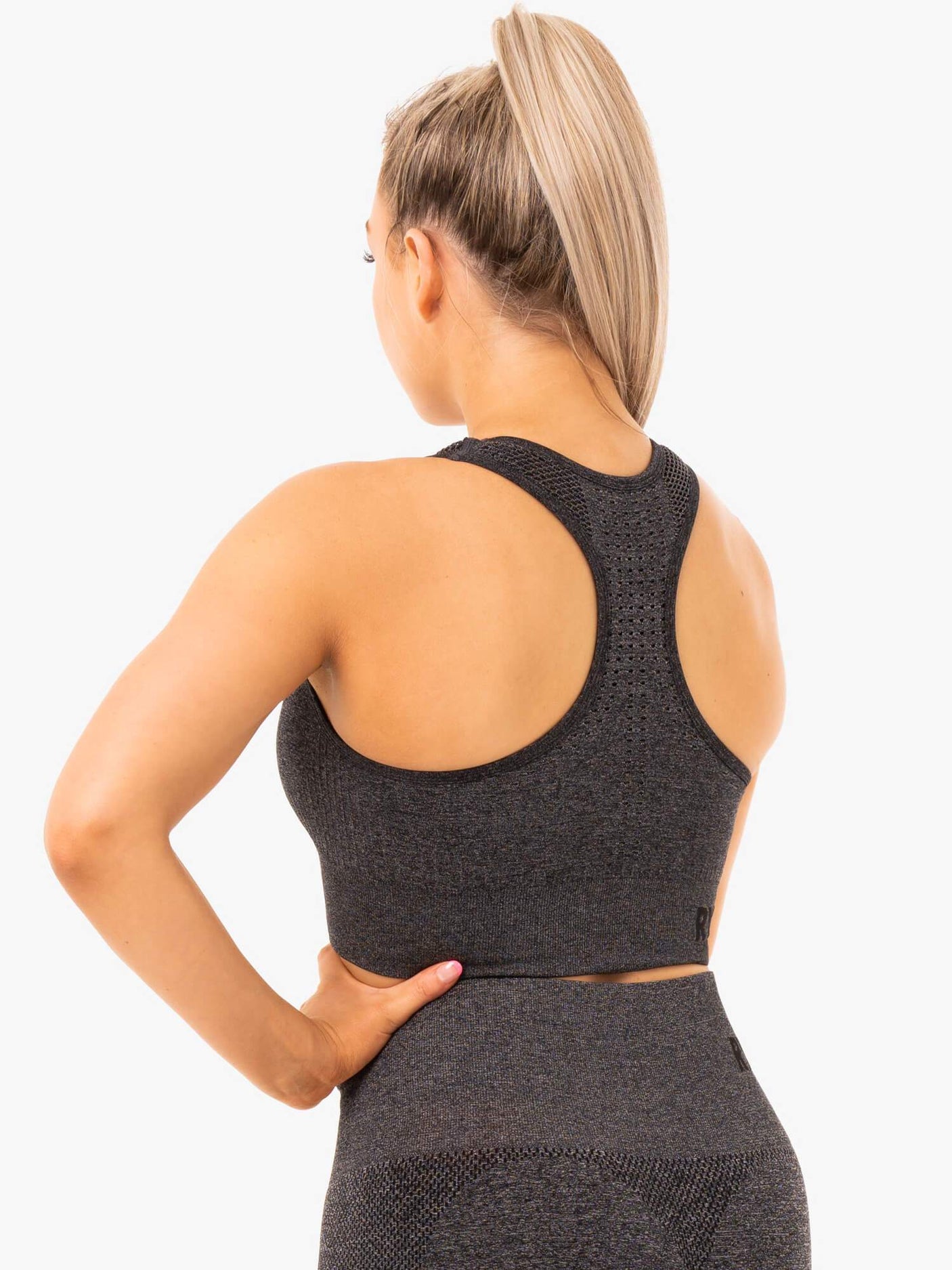 Soutien-gorge de sport Ryderwear Seamless Staples, couleur anthracite chiné