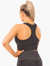 Soutien-gorge de sport Ryderwear Seamless Staples, couleur anthracite chiné