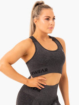 Soutien-gorge de sport Ryderwear Seamless Staples, couleur anthracite chiné