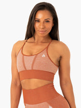 Soutien-gorge de sport sans coutures Ryderwear Oasis, couleur Poussière du désert