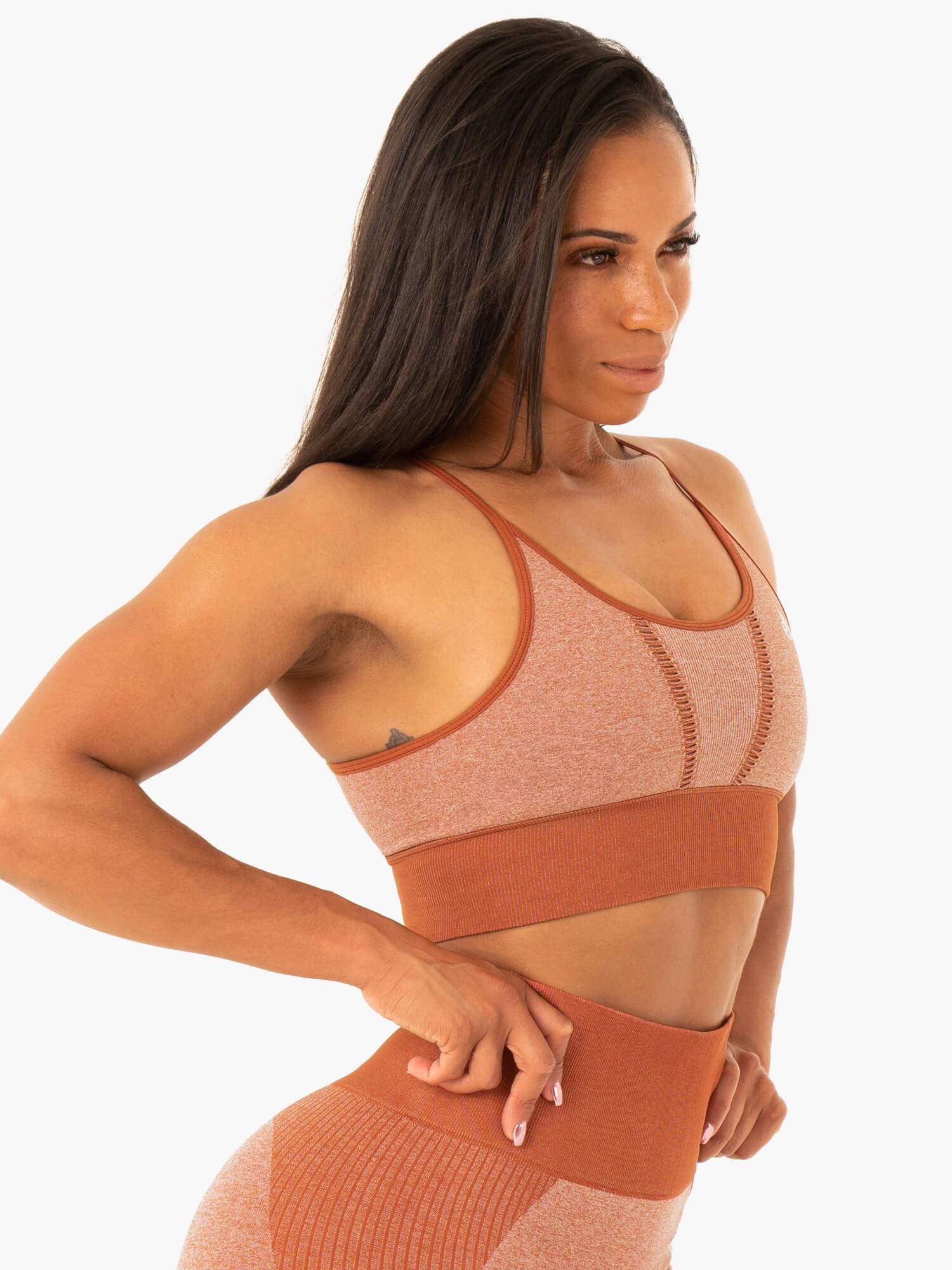 Ryderwear Oasis Seamless Sports Bra Desert Dust