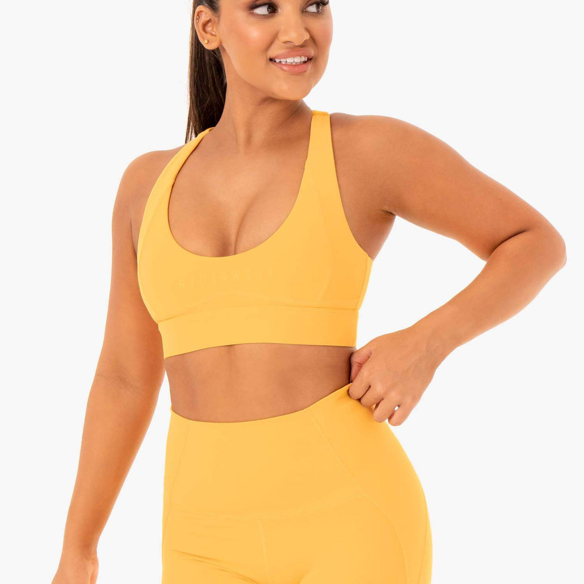 Neon Yellow Sports Bra 💪🏼💦 Size L (12-14)