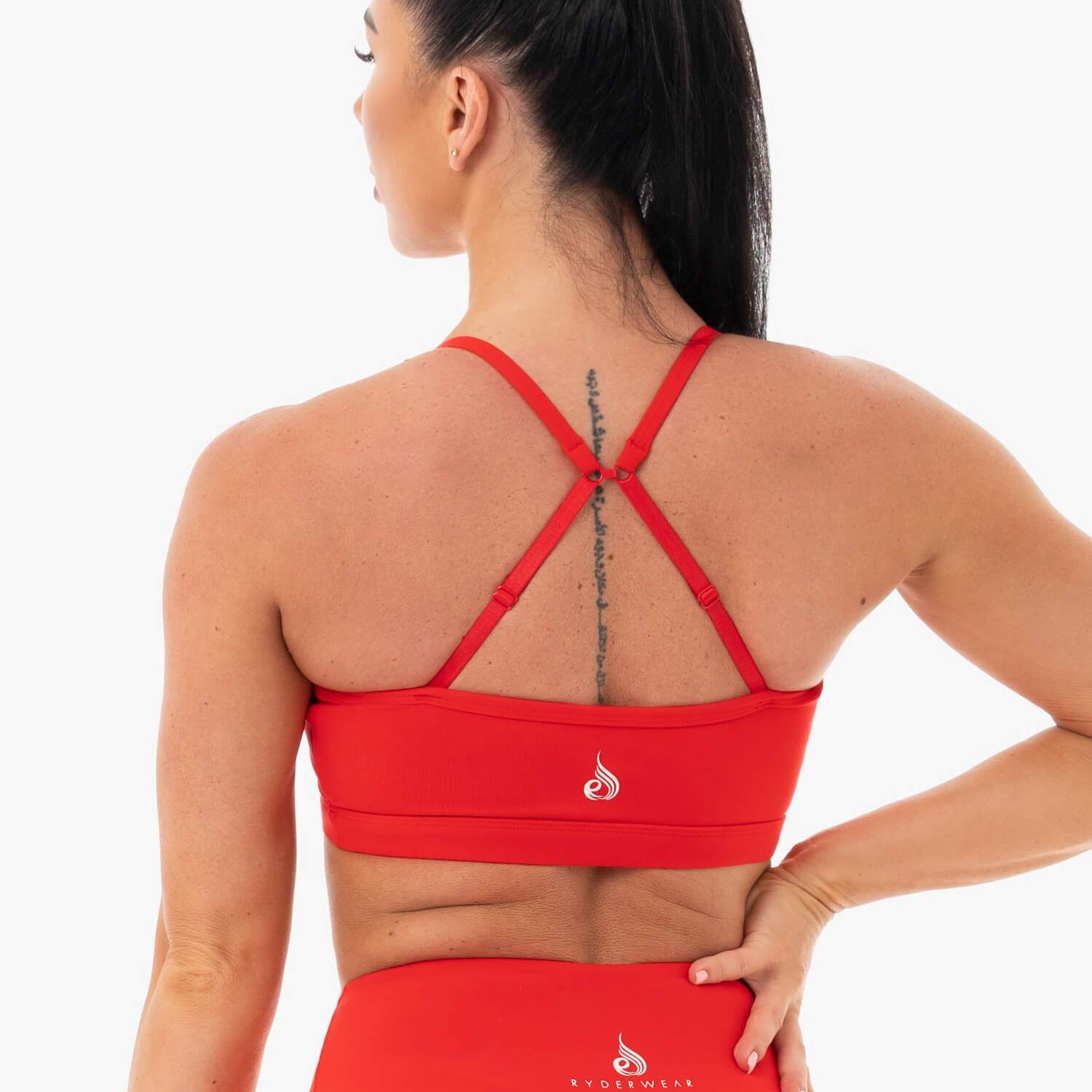 Soutien-gorge de sport Ryderwear Staples rouge