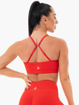 Soutien-gorge de sport Ryderwear Staples rouge