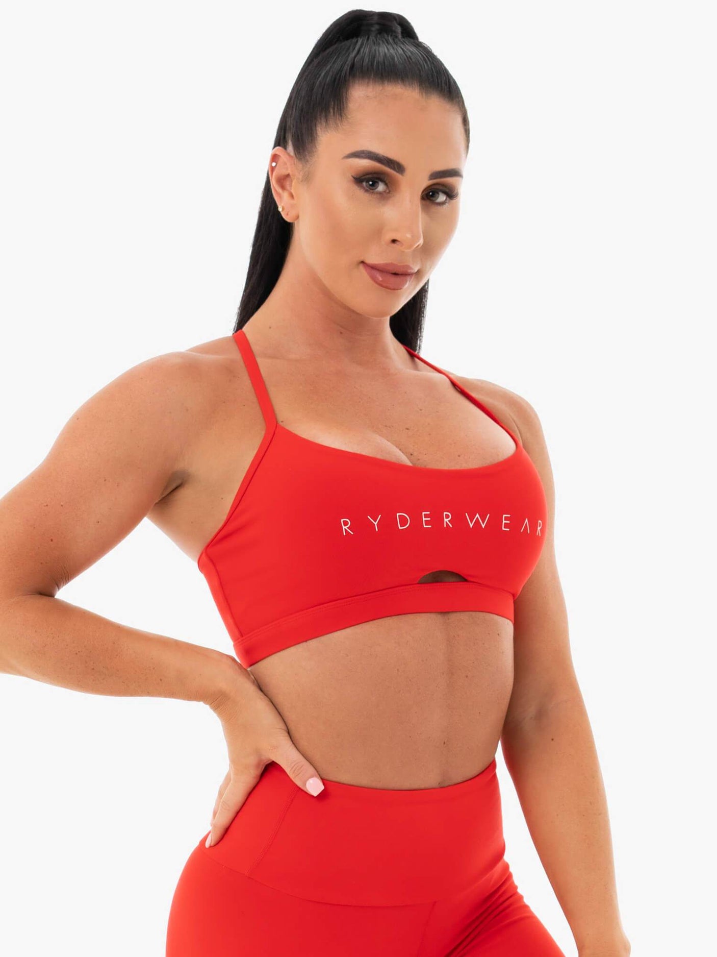 Soutien-gorge de sport Ryderwear Staples rouge