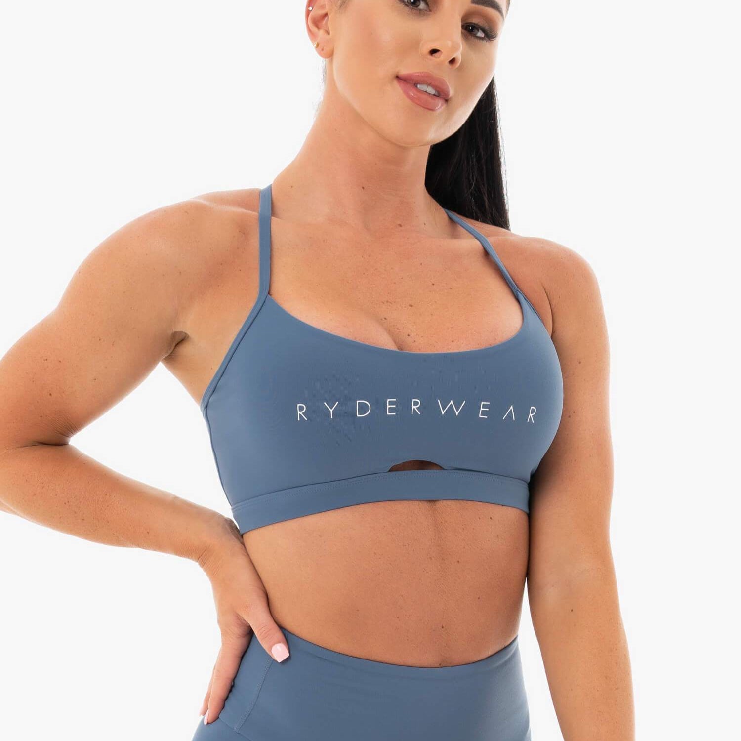 Soutien-gorge de sport Ryderwear Staples bleu acier