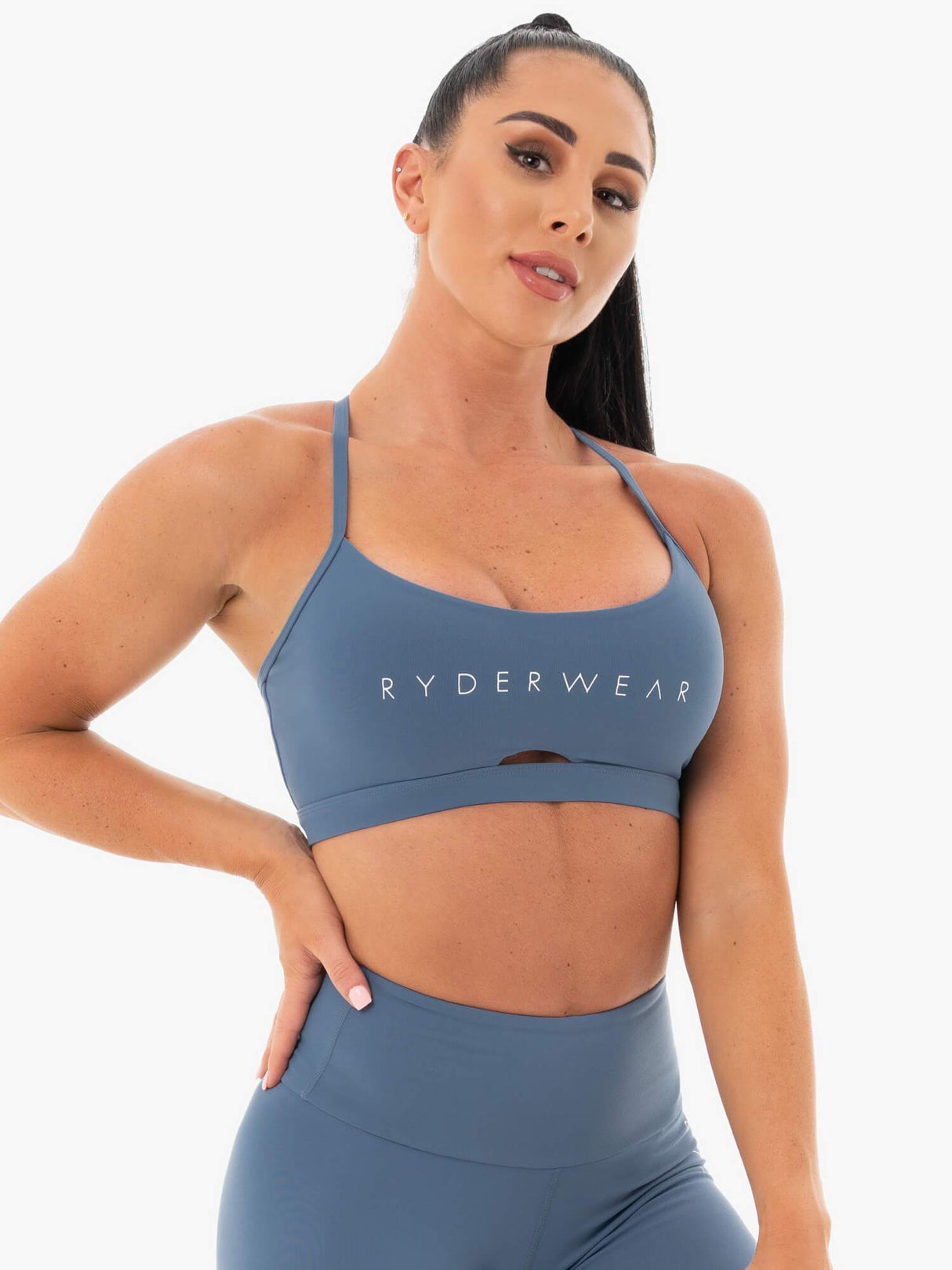 Ryderwear Staples Sports Bra Steel Blue