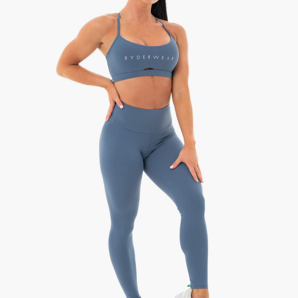 Ryderwear Staples Sports Bra Steel Blue