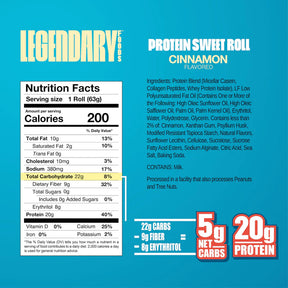 Legendary Foods - Protein Sweet Roll - 63g
