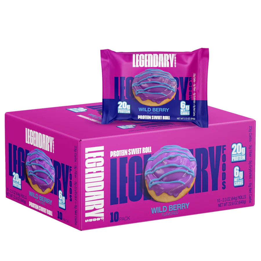 Legendary Foods - Protein Sweet Roll - Box 8