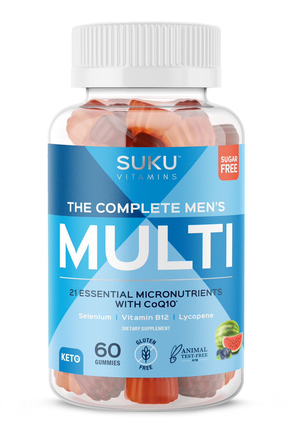 SUKU Vitamins - The Complete Mens MULTI - 60 Gummies
