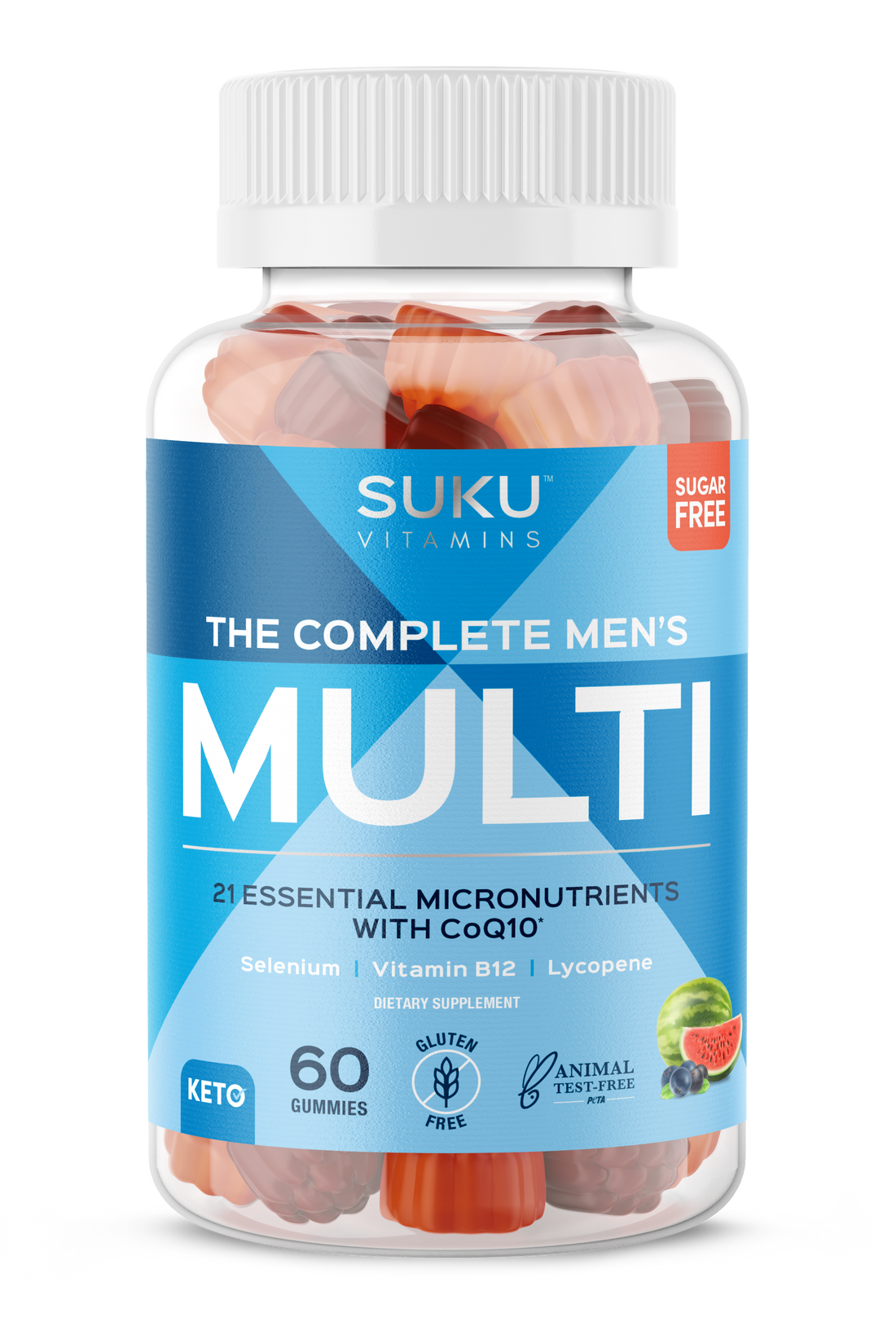 SUKU Vitamins - The Complete Mens MULTI - 60 Gummies