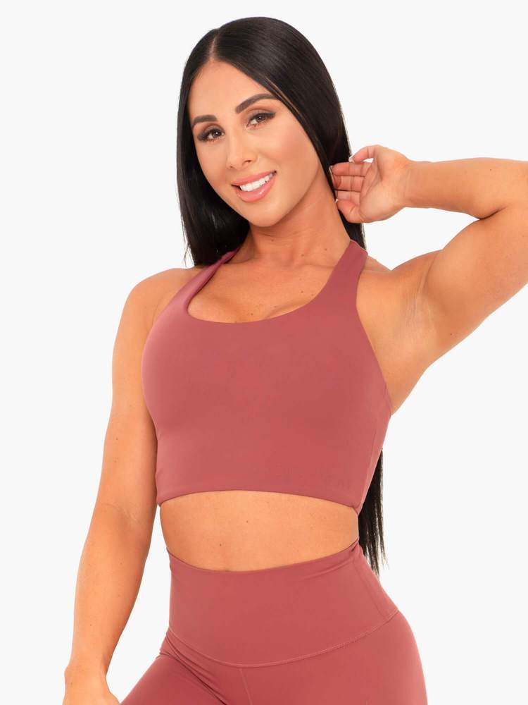 Soutien-gorge de sport Ryderwear NKD Sangria