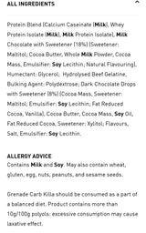 Grenade - Protein Bar Carb Killa - Box 12