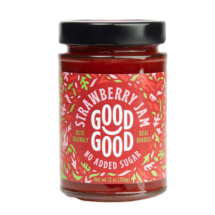 Good Good - Jam with Stevia No Sugar Added - 330g