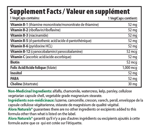 Alora Naturals -  Super B-Complex 90Vcaps