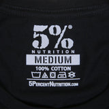 5% Nutrition - Team 5% T-Shirt - Black