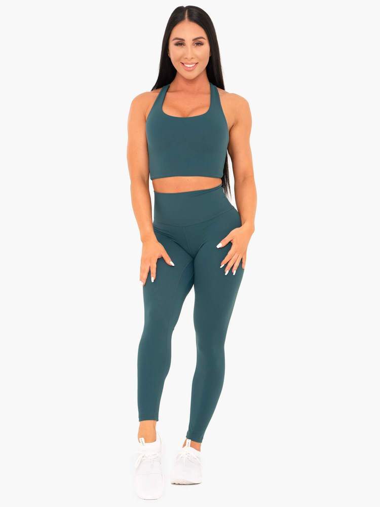 Legging taille haute Ryderwear NKD bleu sarcelle