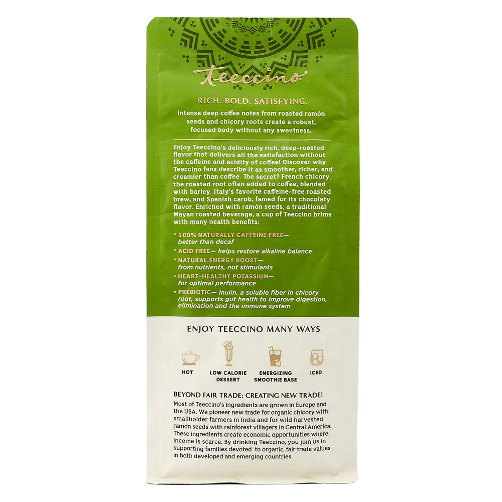 Teeccino - French Roast Chicory Herbal Coffee - 300g