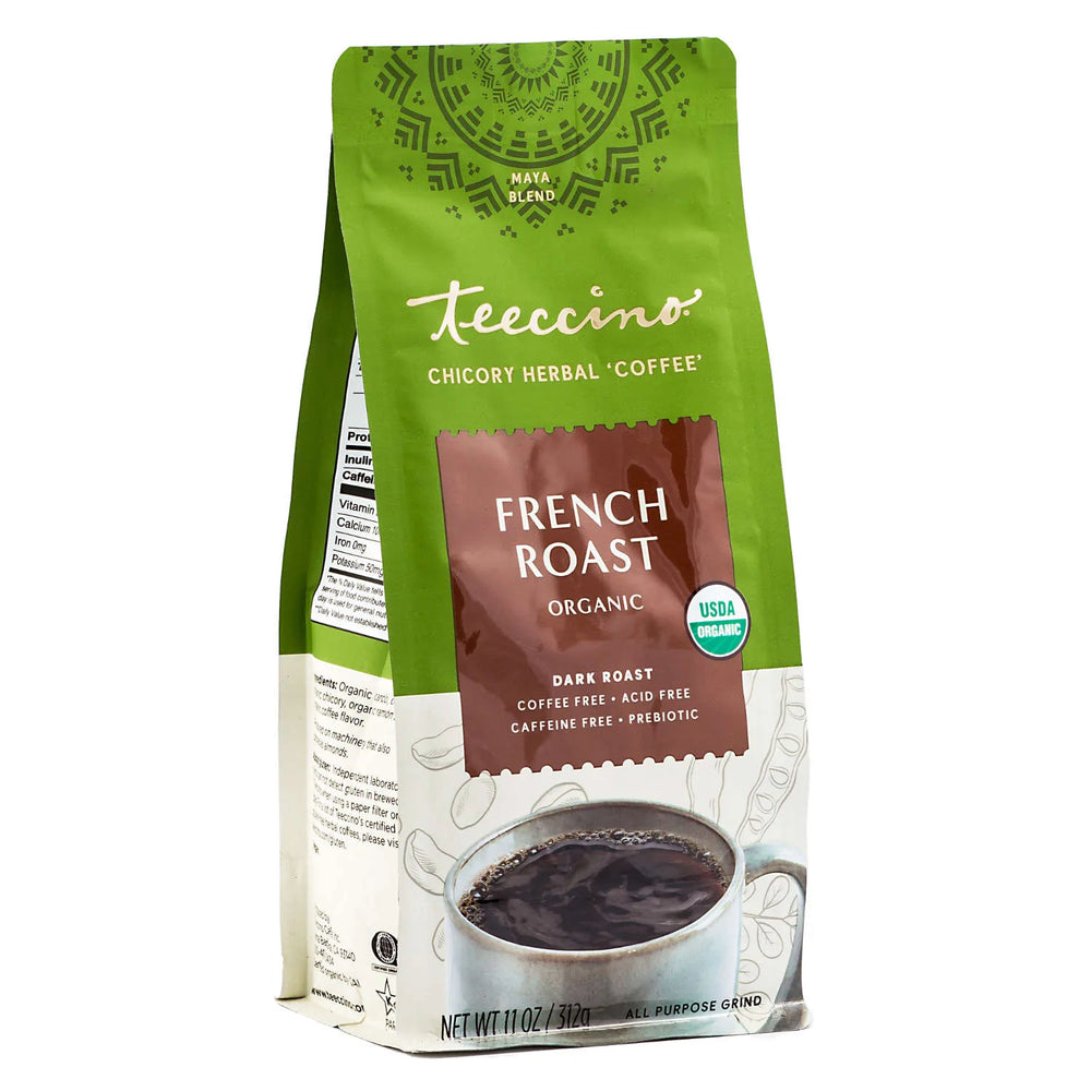 Teeccino - French Roast Chicory Herbal Coffee - 300g