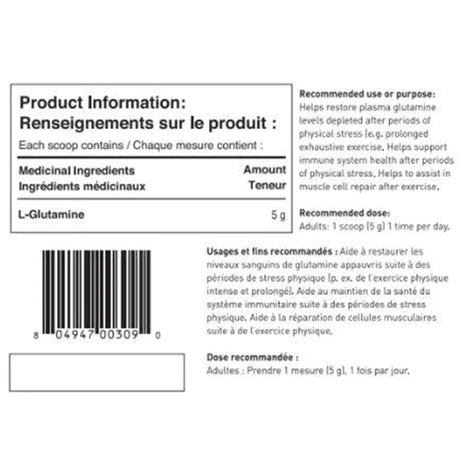 Tested Nutrition Glutamine 1000g