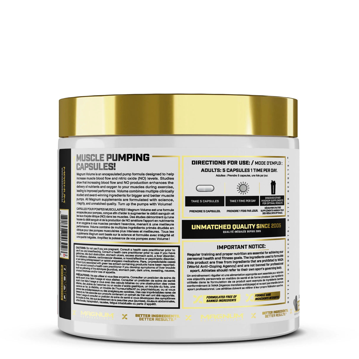 Magnum Nutraceuticals Volume 120 gélules