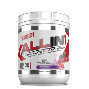 Wanted1 ALLIN1 - Complete EAA's Formula + Electrolytes - 30 serving